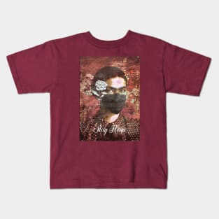 Frida with Mask. Kids T-Shirt